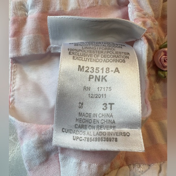 Bonnie Jean Girls Pink Dress. Size 3T. - Picture 5 of 6